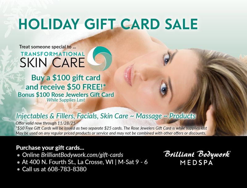 Image of the Brilliant Bodywork Gift Card Sale event for November 2025